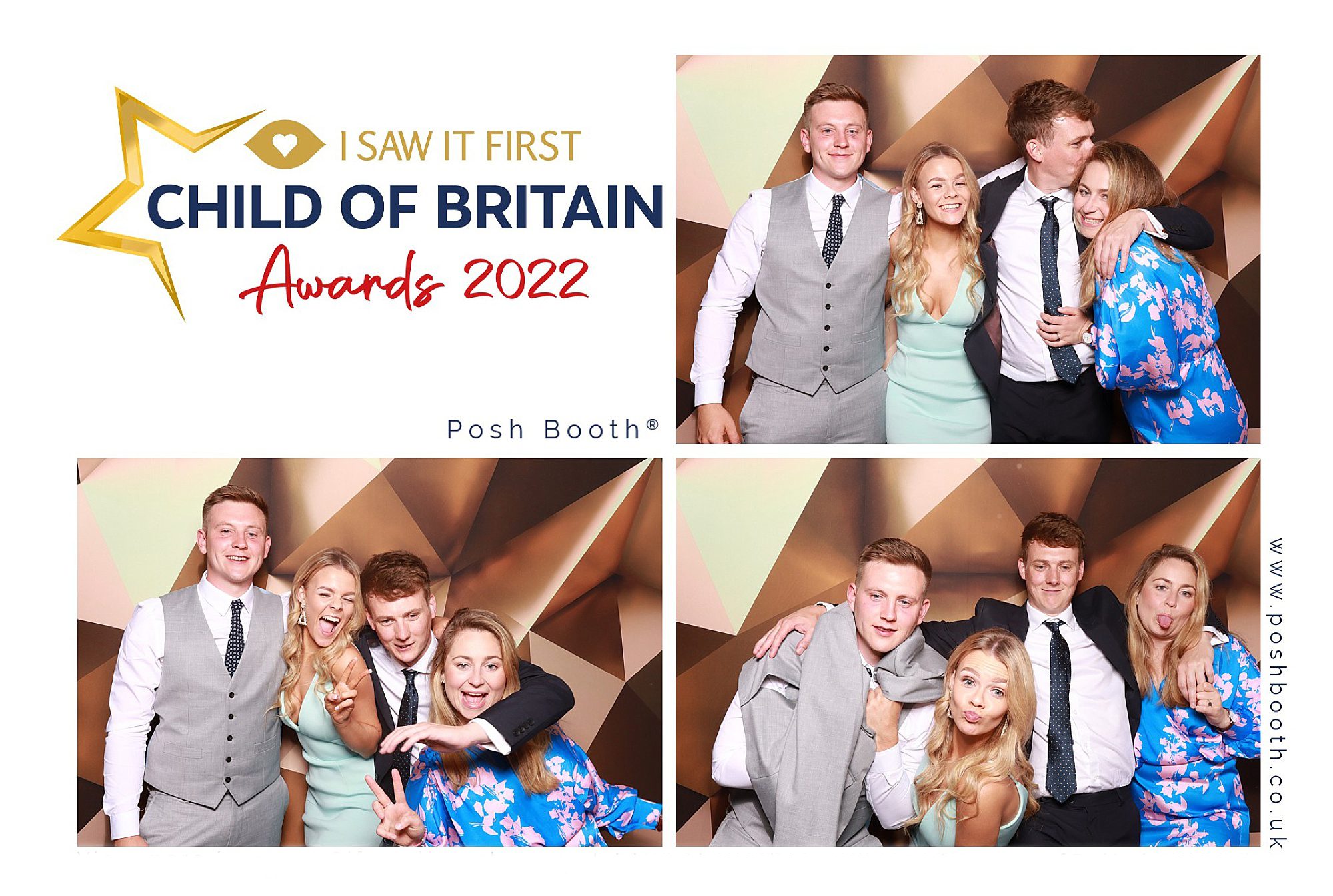 Posh Booth at Child of Britain Awards