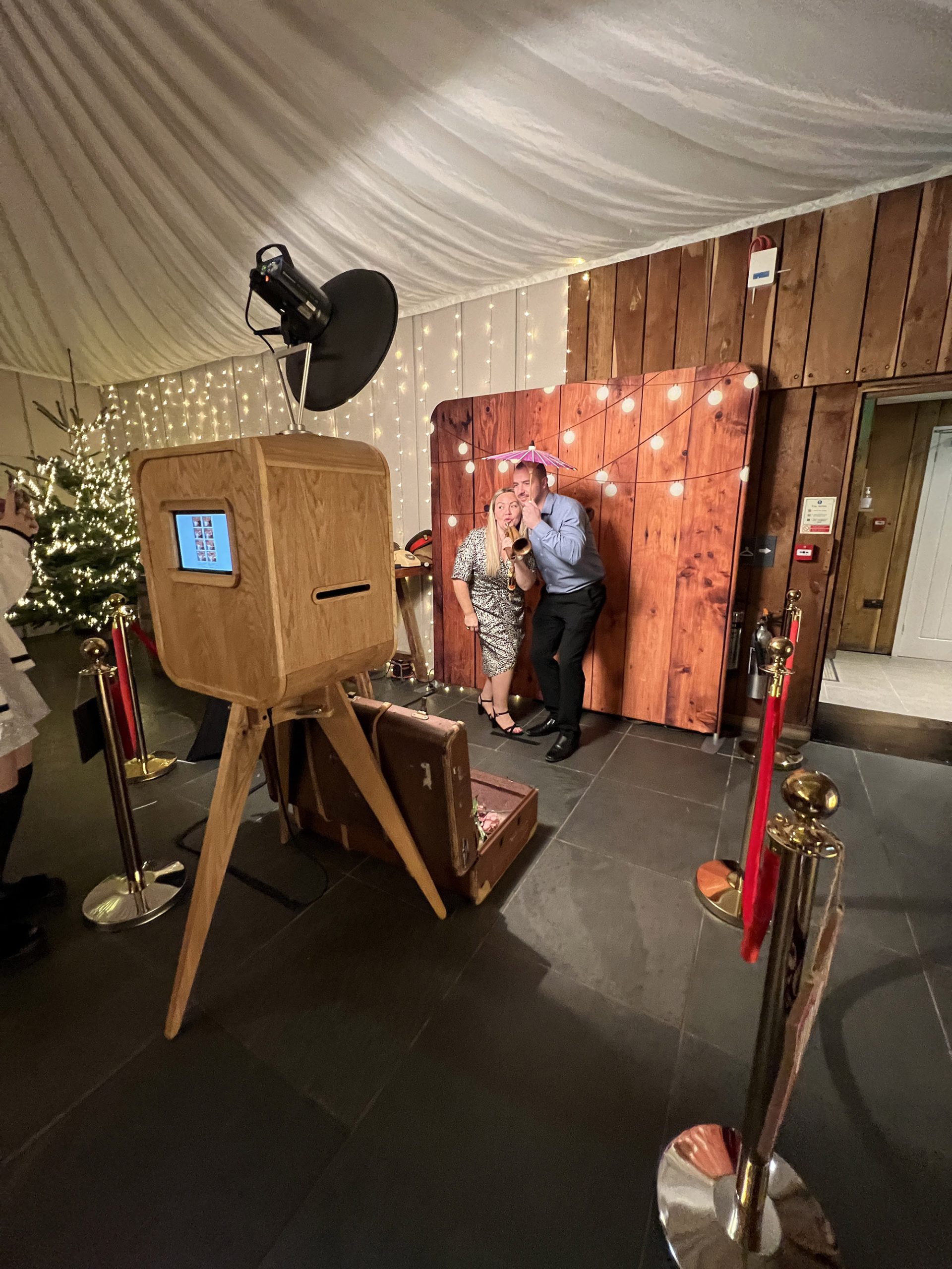 Posh Booth Photo Booth hire at Trevena Barns